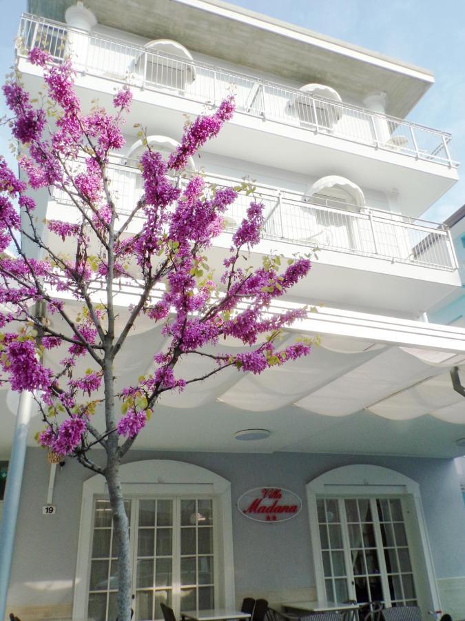 B&B Villa Madana Римини Экстерьер фото